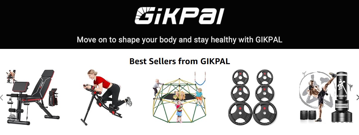 gikpal 7 positions adjustable weight bench